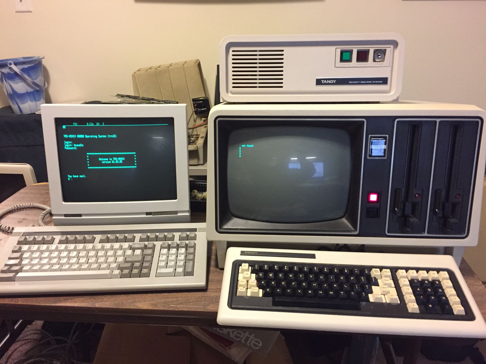 Tandy 6000 restored as TRS-80 Model 12 – Virginia Computer ... wiring harness 