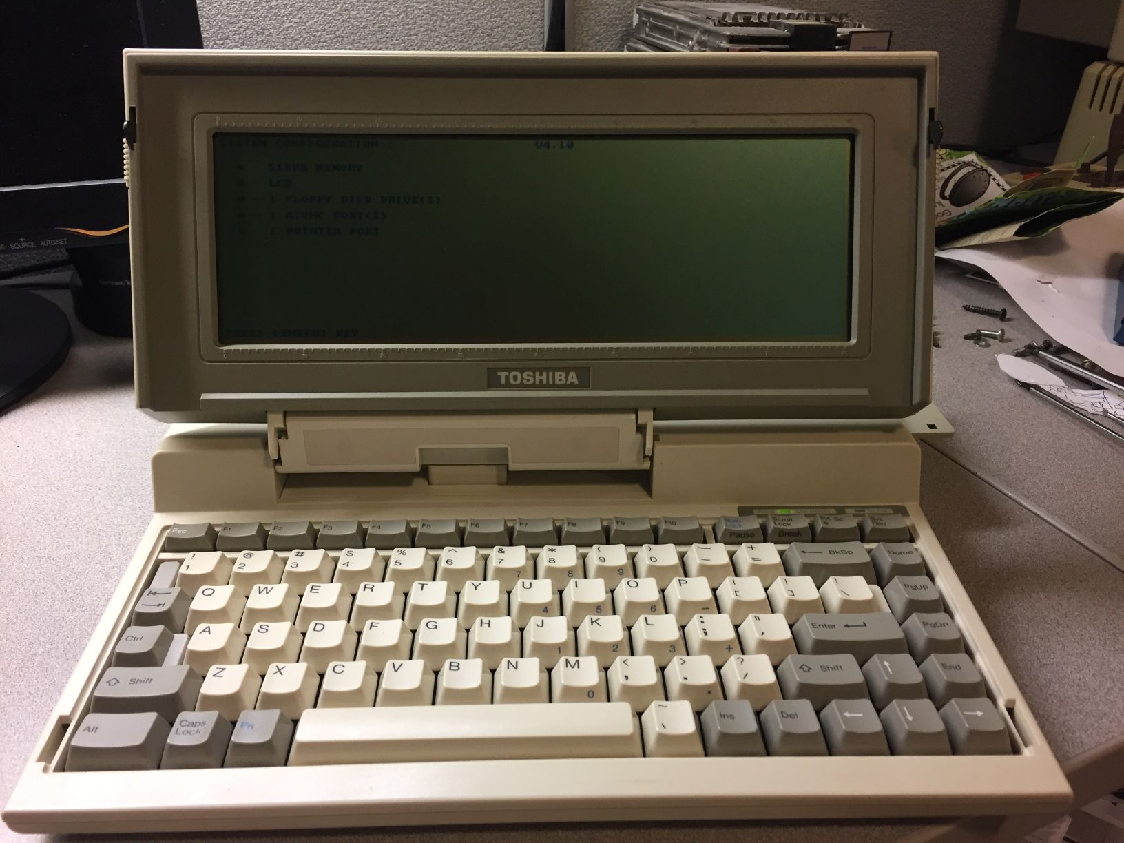 Toshiba T1000 Laptop Virginia Computer Museum