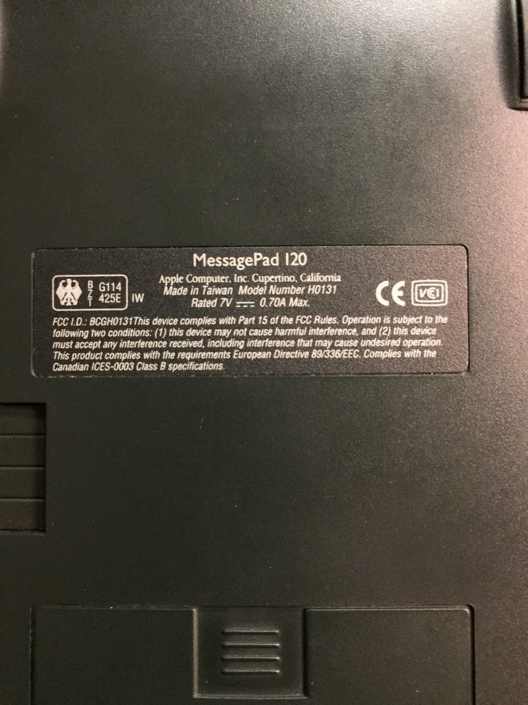 Apple Newton MessagePad 120 Virginia Computer Museum