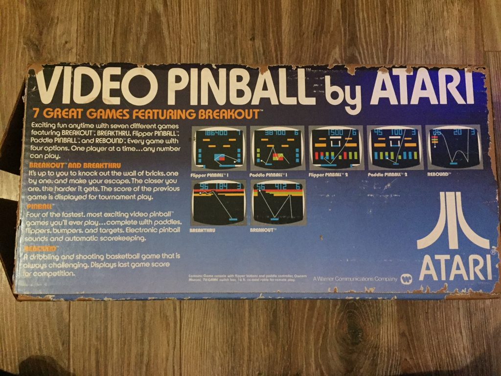 Atari Video Pinball Virginia Computer Museum
